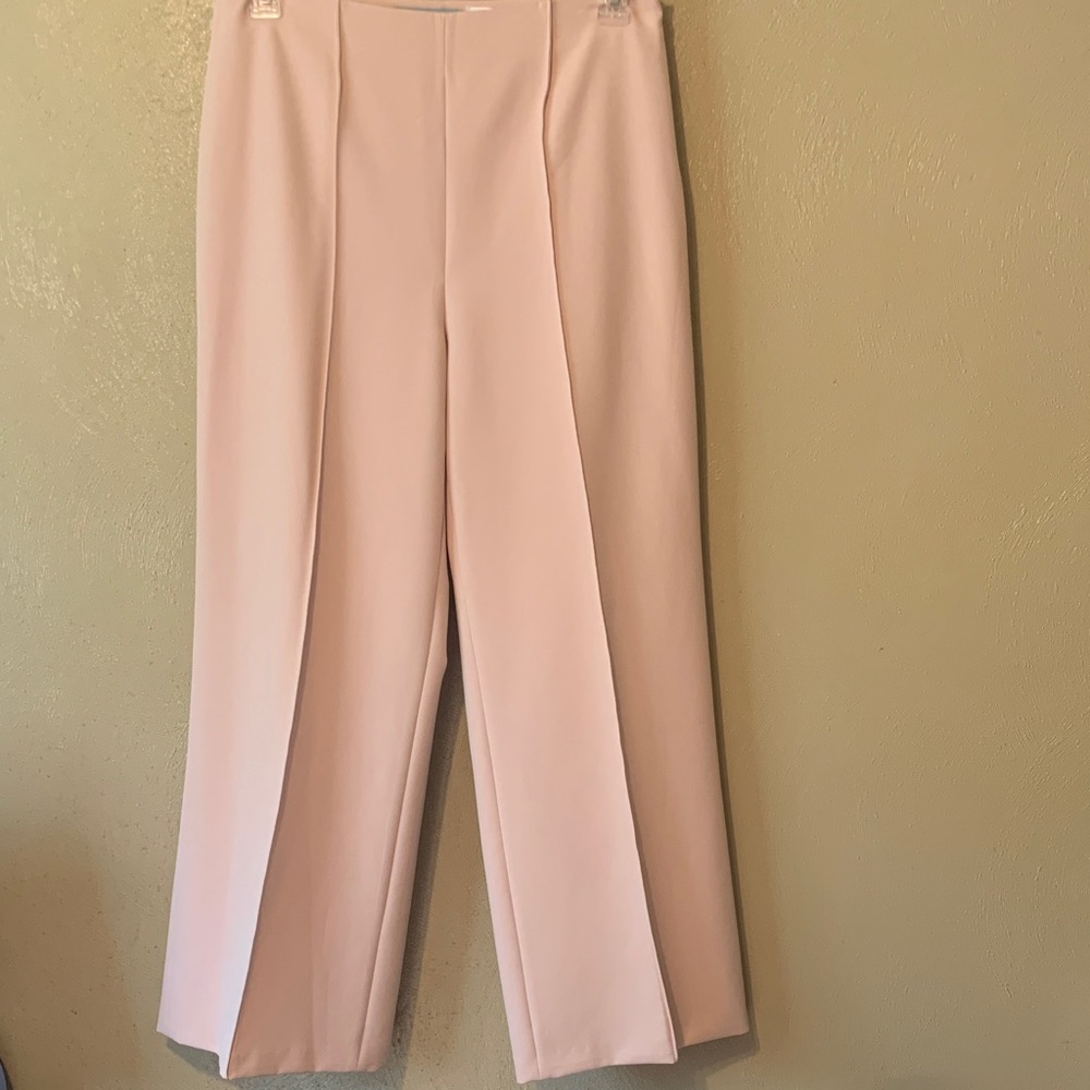 Antonio Melani size 8 Pink Stacy Pants Chic Wide Leg NWT